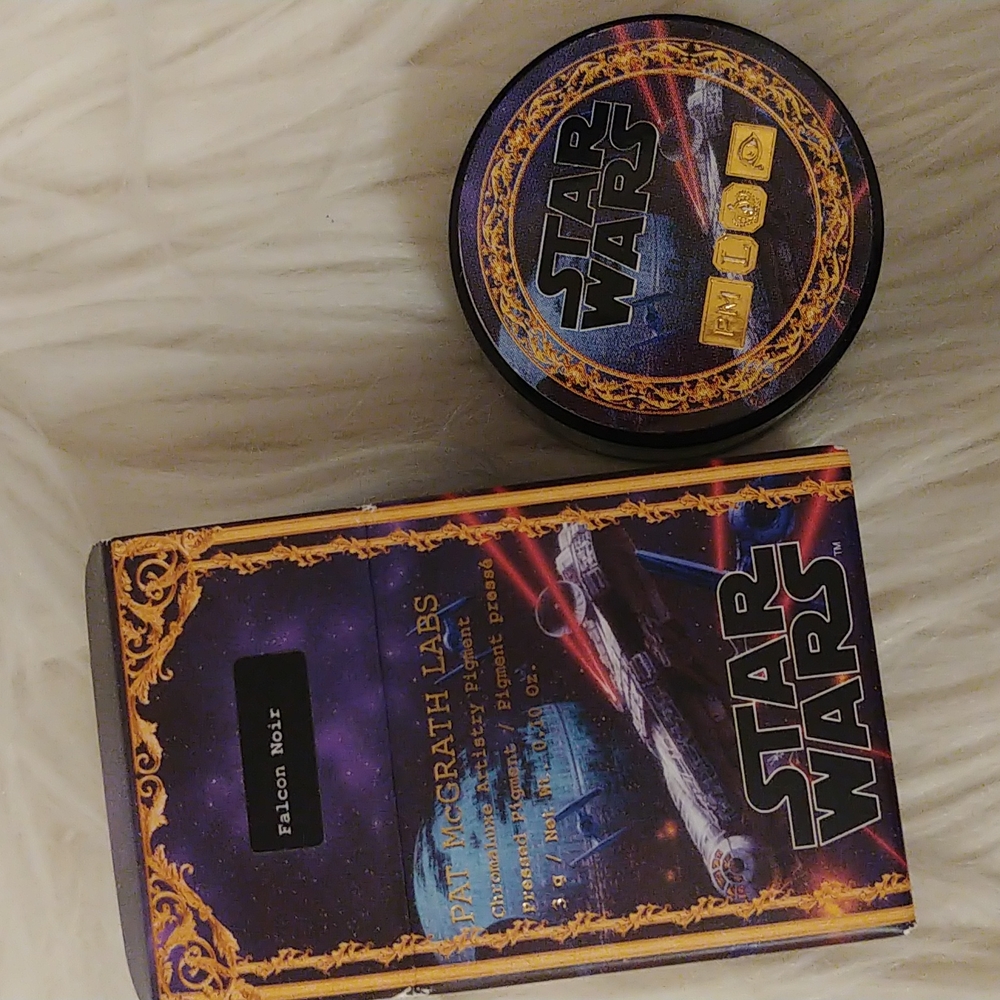 💝FIRM! NWT PAT MCGRATH STAR WARS CHROMALUXE ARTISTRY PIGMENT FALCON NOIR